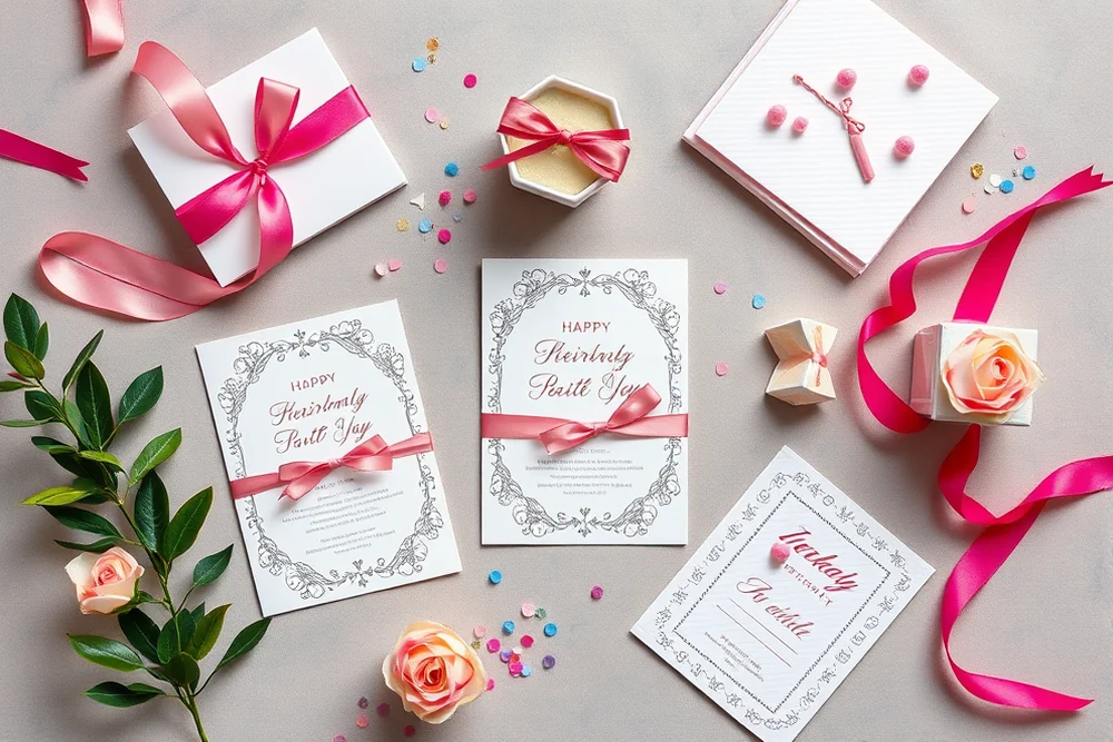 party printables invitations & favors — Party Printables Invitations & Favors (the finished result)
