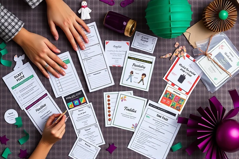budget party printables games activities — Budget Party Printables Games Activities (the finished result)