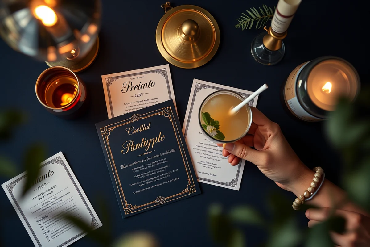 easy party printables drinks — Easy Party Printables Drinks (the finished result)