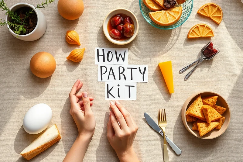 how to party printables food β How To Party Printables Food (the finished result)