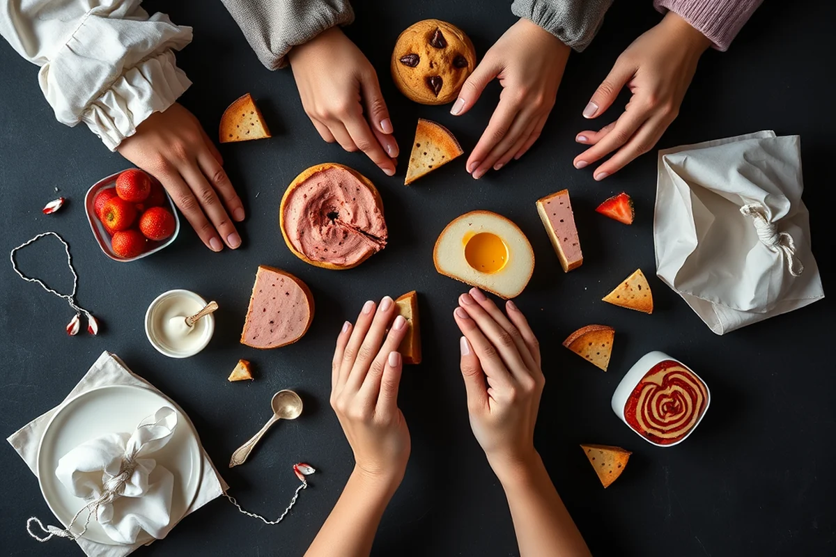 party printables food for beginners — Party Printables Food For Beginners (the finished result)