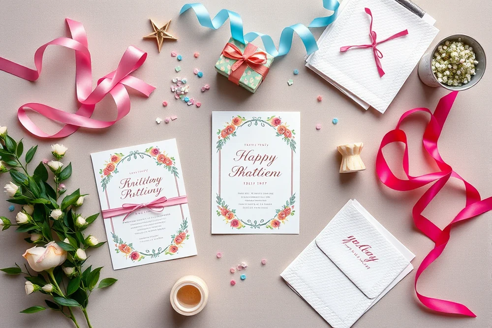 party printables for beginners — Party Printables For Beginners (the finished result)