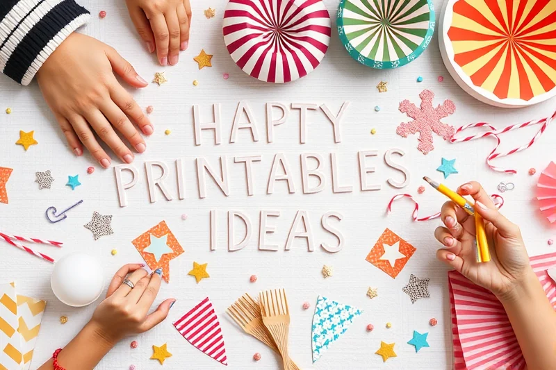 party printables ideas explained — Party Printables Ideas Explained (the finished result)