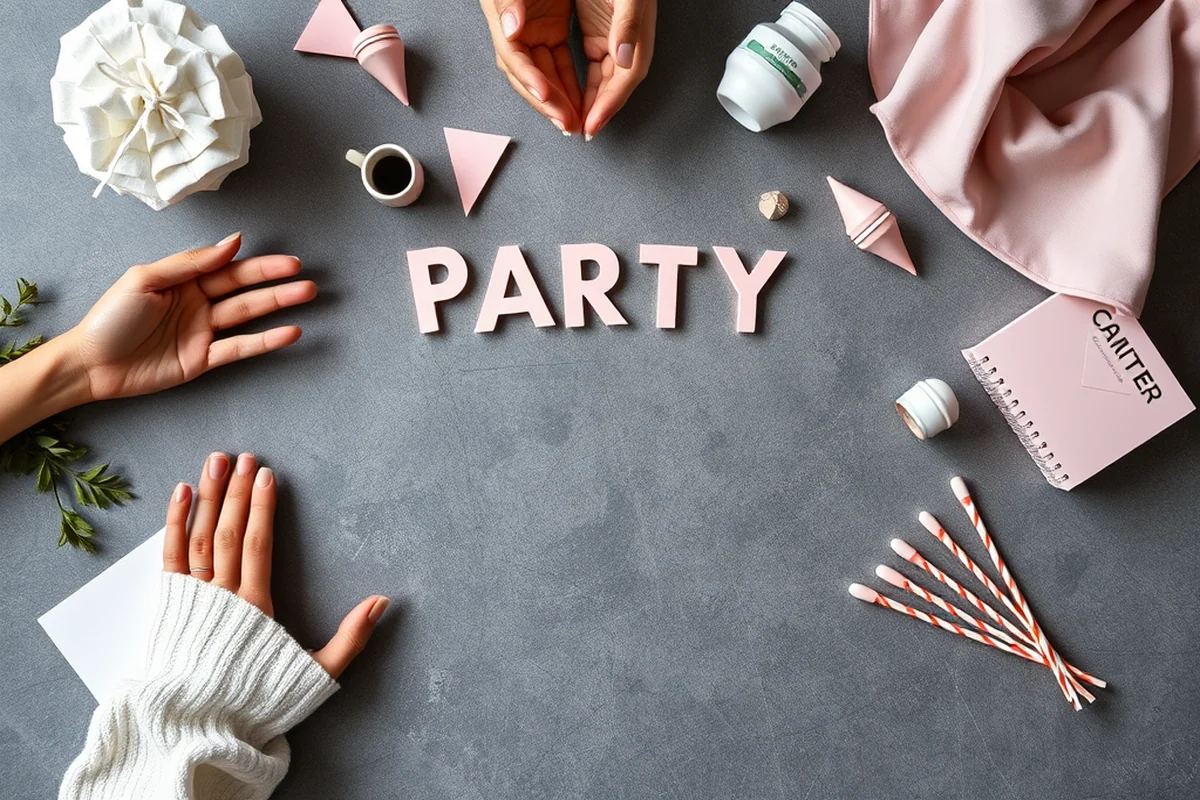 party printables themes decor checklist — Party Printables Themes Decor Checklist (the finished result)