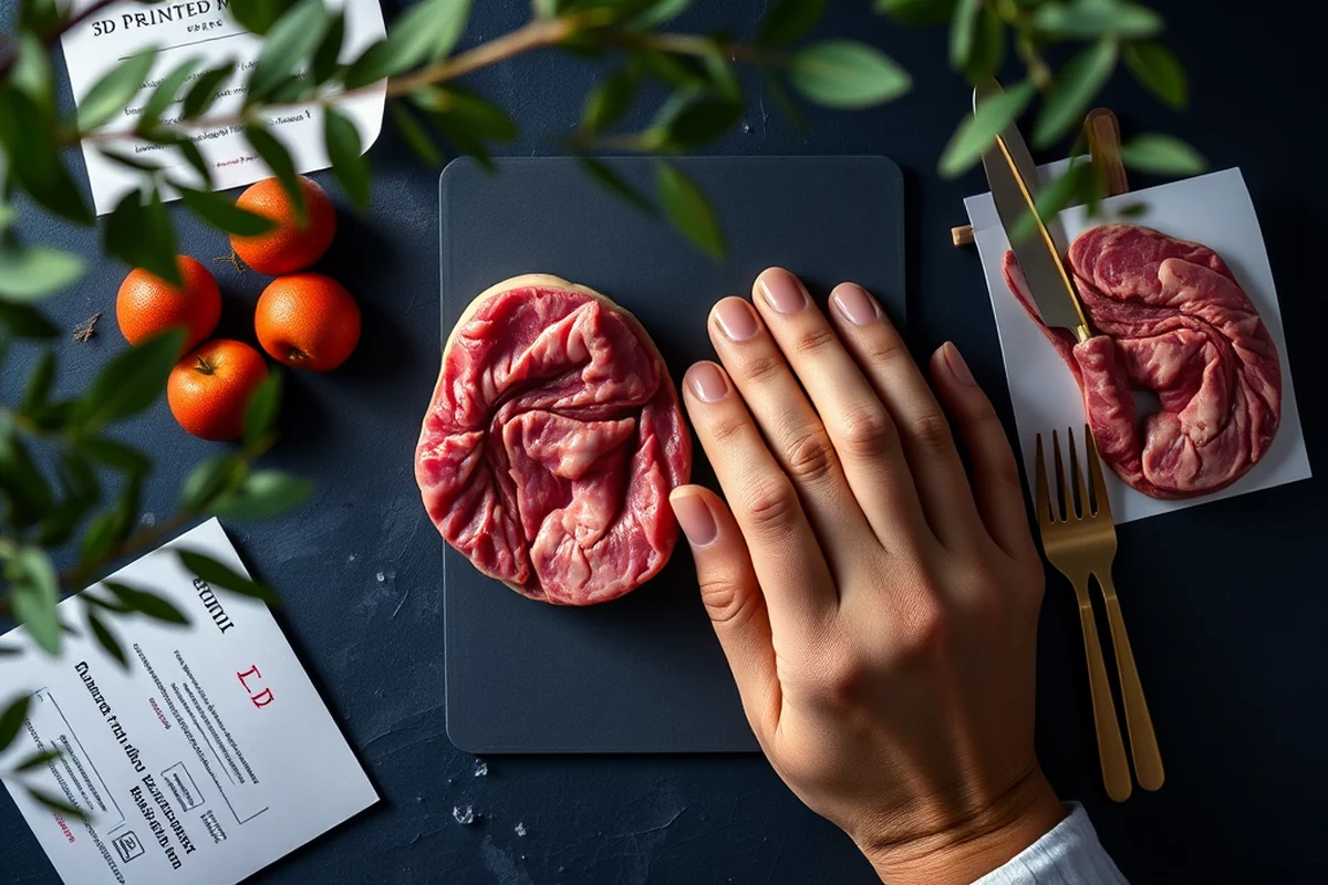 3d printed meat — 3D Printed Meat (the finished result)