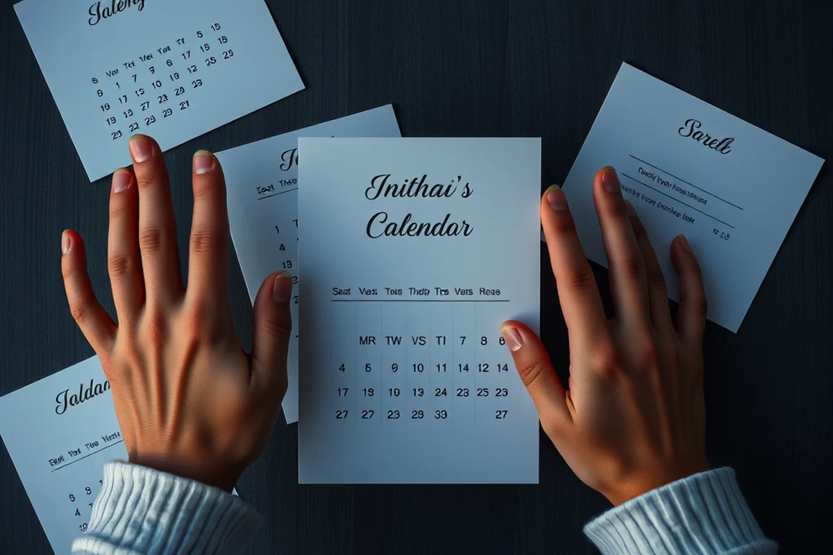 blank calendar printable — Blank Calendar Printable (the finished result)