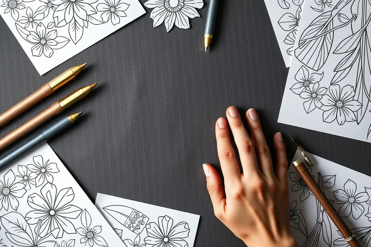 free coloring sheets — Free Coloring Sheets (the finished result)