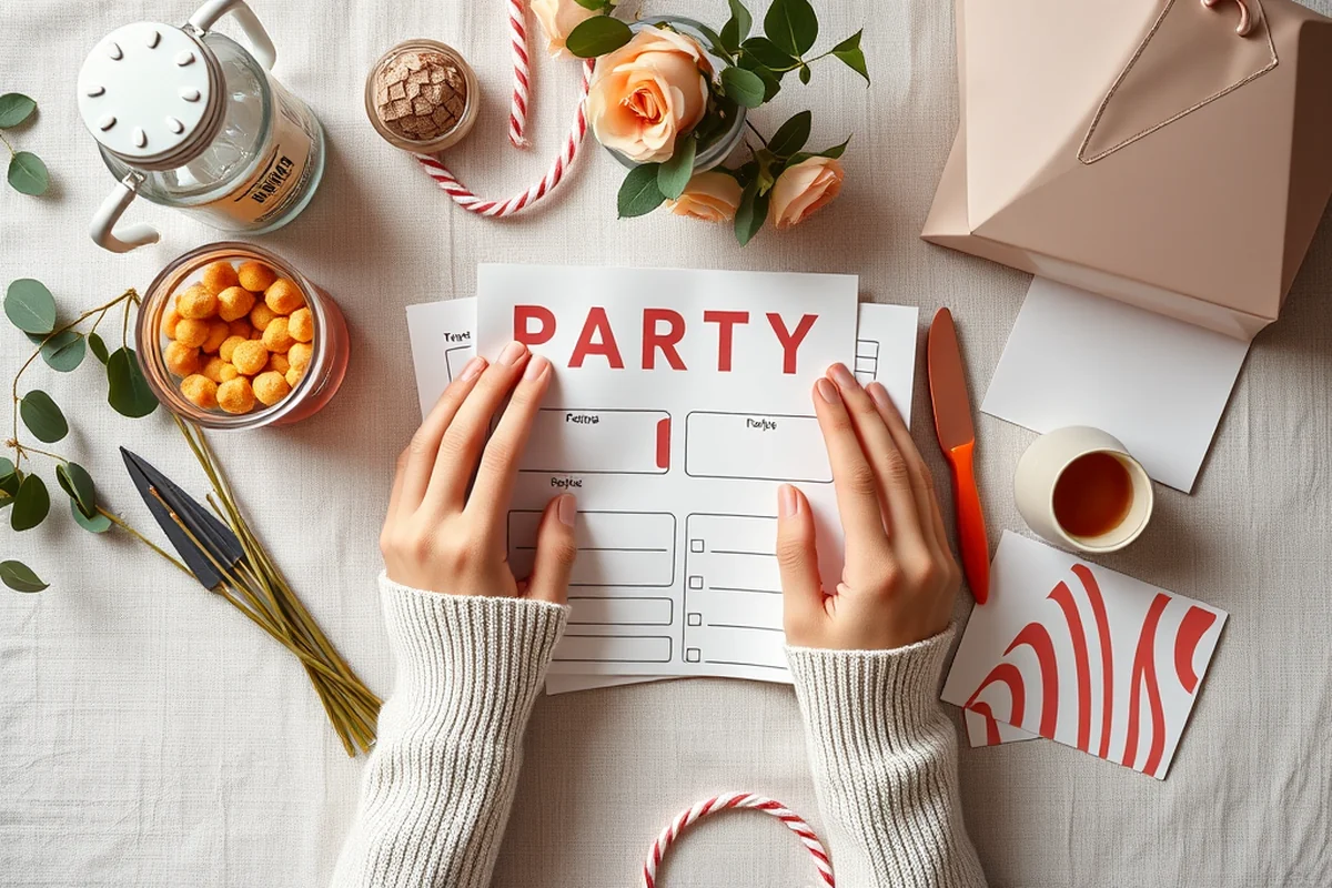 party printables planning printable — Party Printables Planning Printable (the finished result)