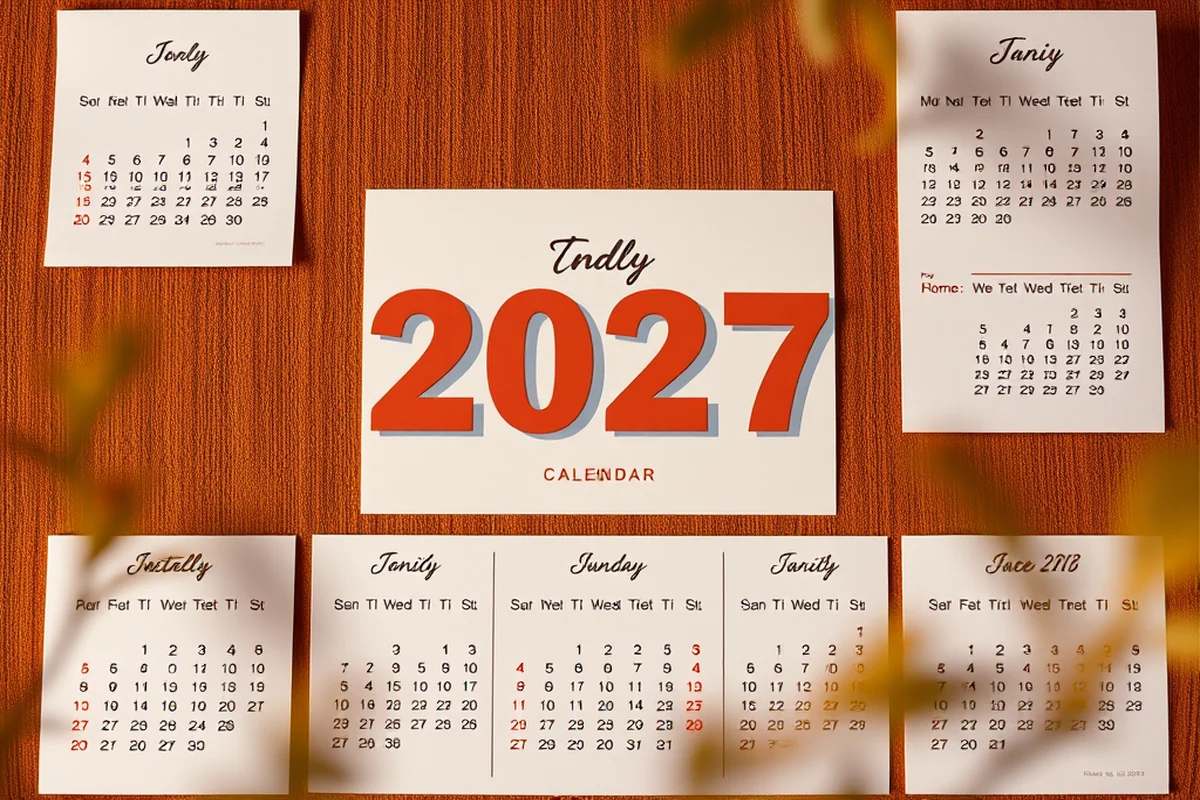 2027 calendar printable pdf — 2027 Calendar Printable Pdf (the finished result)