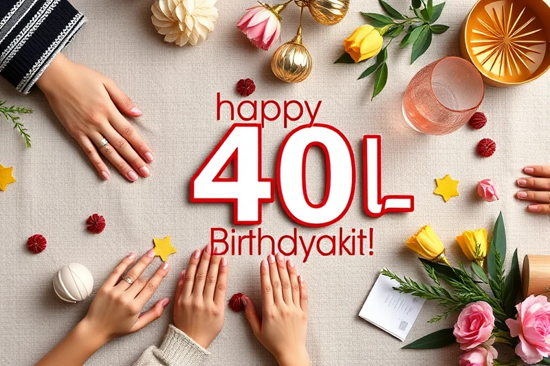 affordable 40th birthday party ideas for women — Affordable 40th Birthday Party Ideas For Women (the finished result)