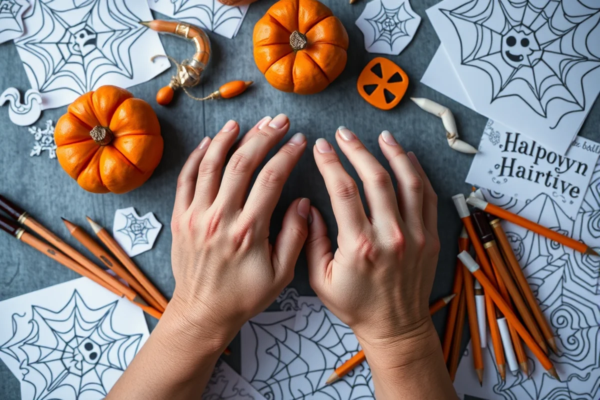 free printable halloween coloring pages — Free Printable Halloween Coloring Pages (the finished result)