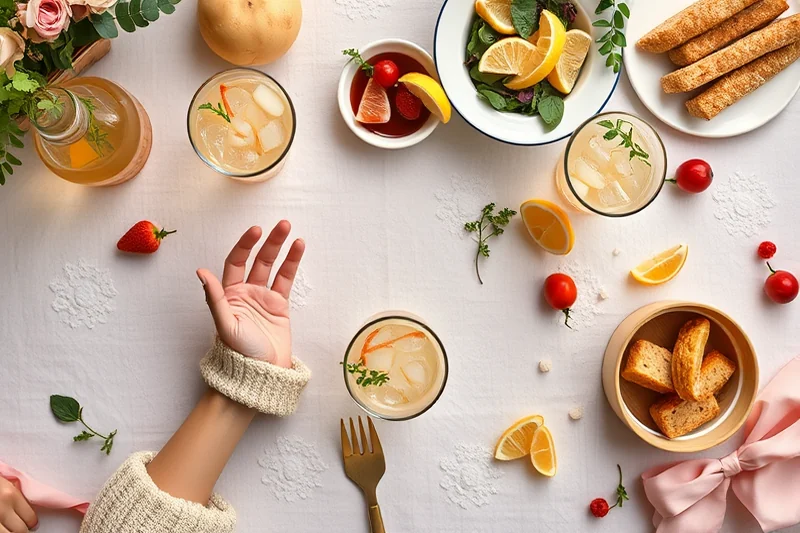 party printables food drinks for small spaces — Party Printables Food Drinks For Small Spaces (the finished result)