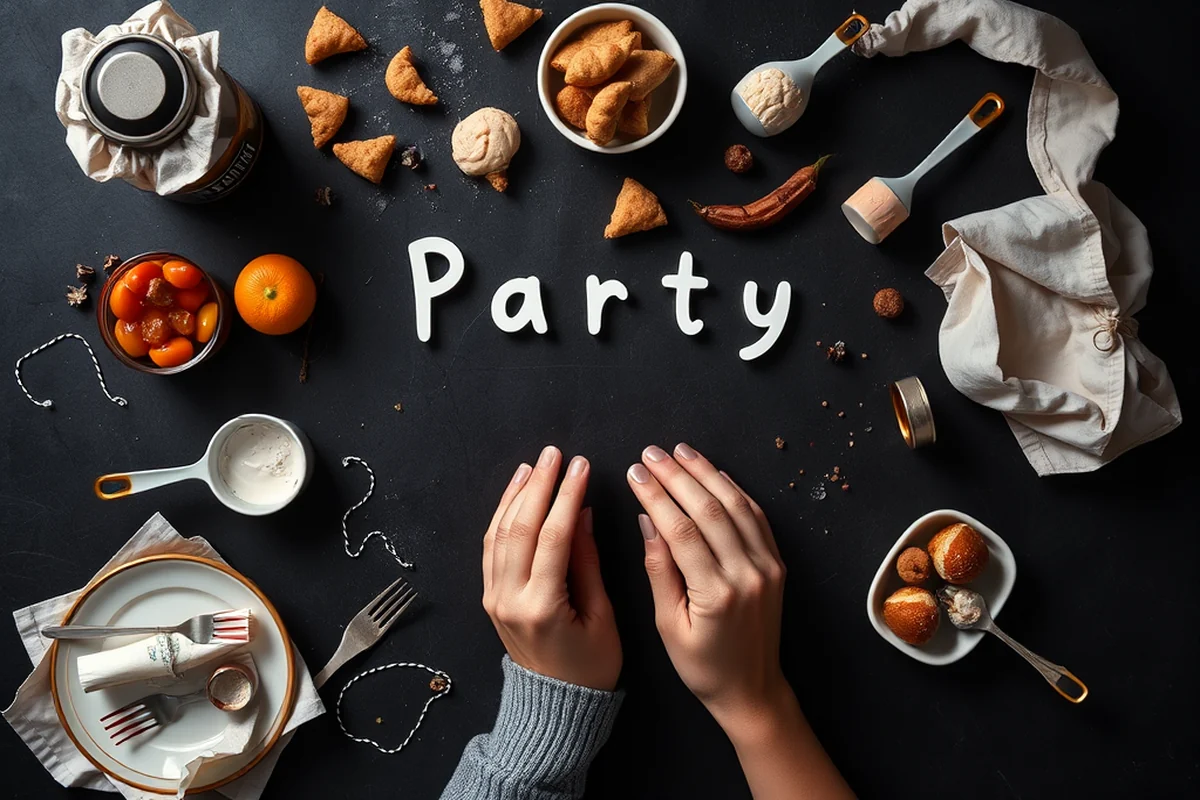 party printables food for small spaces — Party Printables Food For Small Spaces (the finished result)
