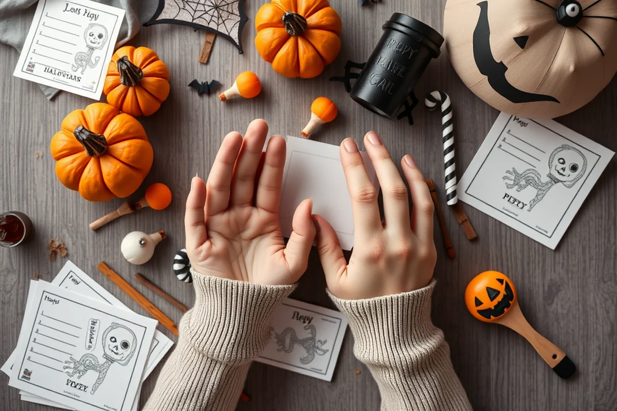 printable halloween party games — Printable Halloween Party Games (the finished result)